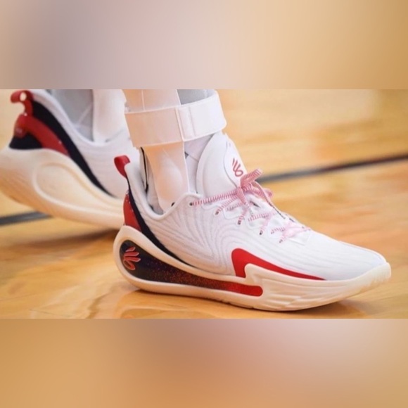 Under Armour Curry 12 \'Podium White\' basketball shoe. Mens size 11.5 main image 6